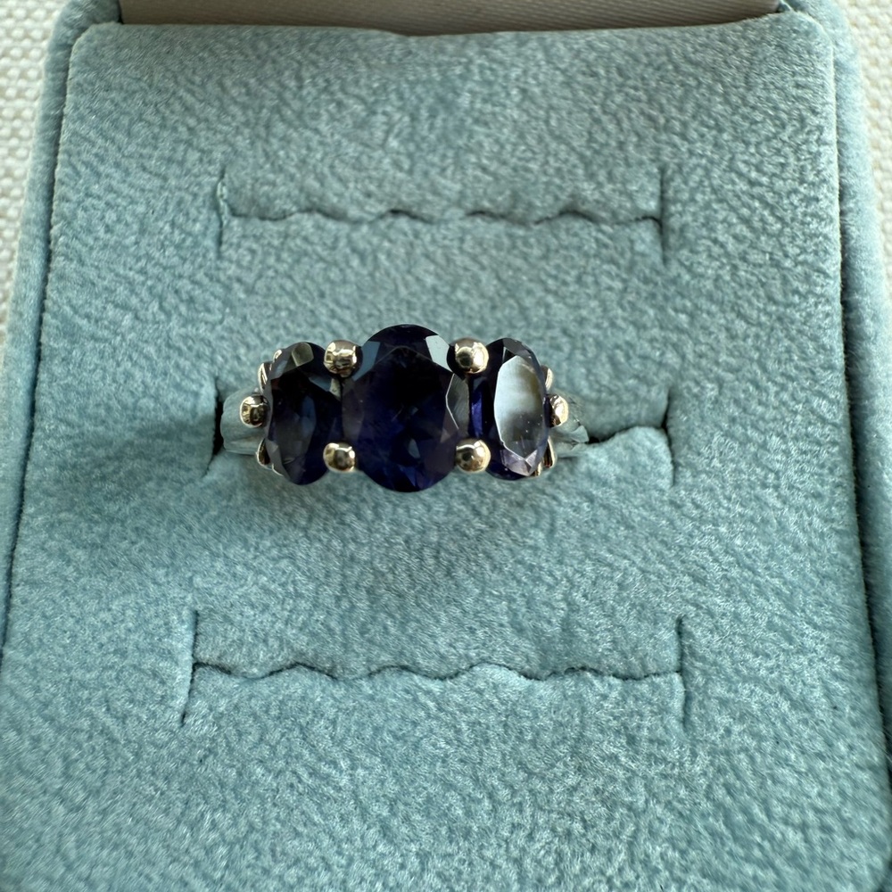 Iolite Gemstone Ring - image 1